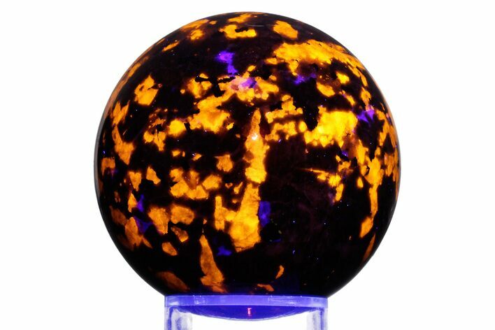 Fluorescent Polished Sodalite-Syenite Sphere - China #319403